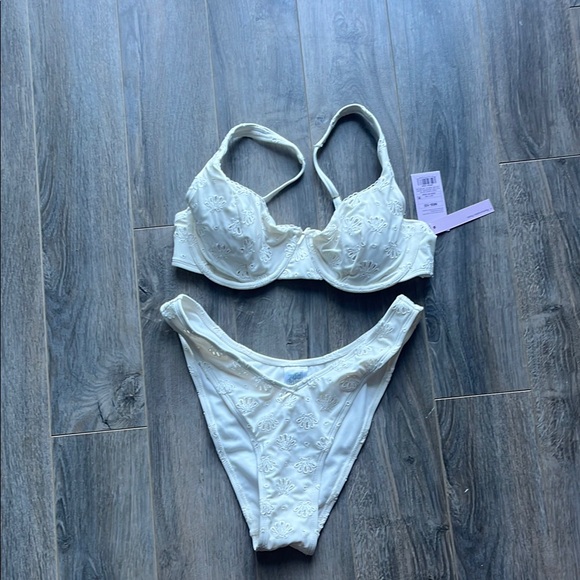 wild fable Other - NWT Wild Fable Cream Lace Bikini Set